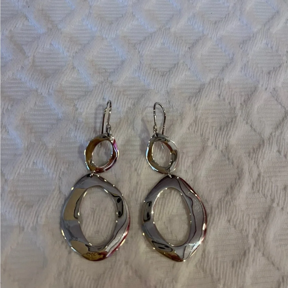 Ippolita Silver Oval Drop Earrings - Picture 2 of 3